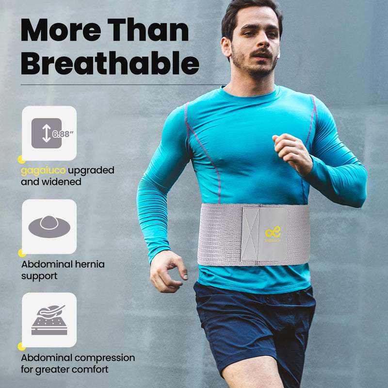 [Australia] - Umbilical Hernia Bandage.6.88" Umbilical Hernia Belt Men/Women - Abdominal Belt for Hernia: Navel, Incisional, Epigastric, Ventral. Inguinal Hernia Belt (Umbilical Hernia). Hernia Abdominal Belt for Women & Men-L L 1 