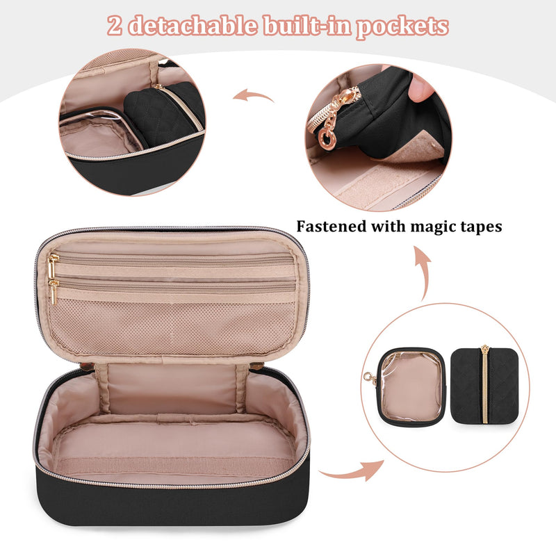 [Australia] - YARWO diabetic bag, insulin pen bag, insulin bag for diabetes accessories, insulin cooler bag for on the go, travel bag for insulin, black 