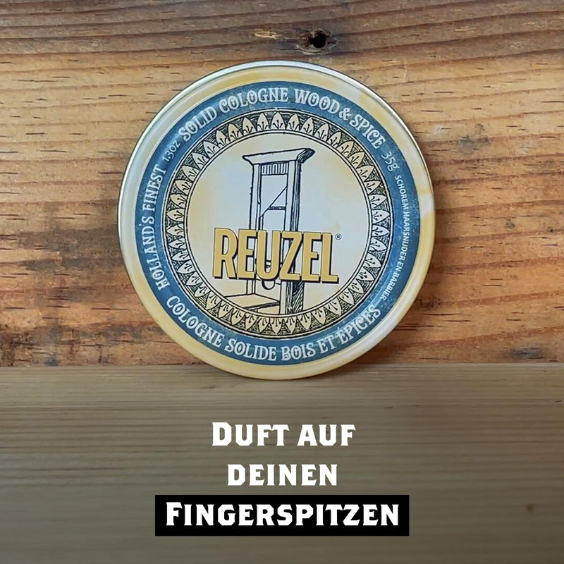 [Australia] - Reuzel Solid Cologne Wood and Spice, Easy to Apply, 35 g 