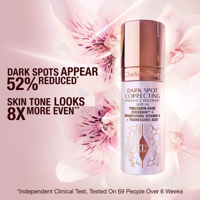 Charlotte Tilbury Radiance Recovery Dark Spot Serum - Tranexamic Acid & Vitamin C Serum for Brighter Looking Under Eyes, Redness, Uneven Skin Tone - Treatment to Reduce Appearance of Aging Skin 0.34 Ounce (Pack of 1)