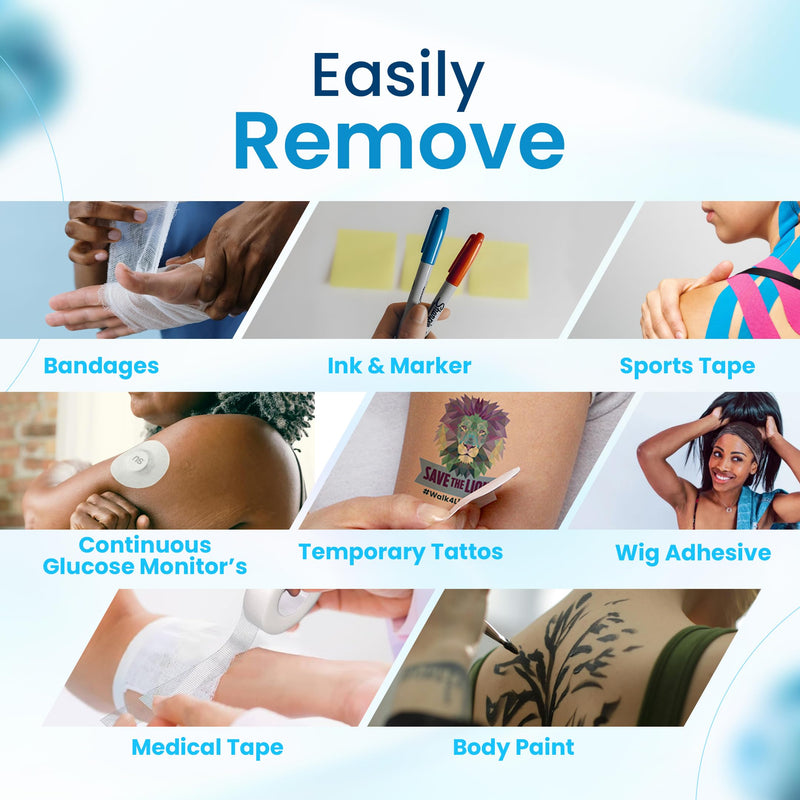 [Australia] - Sting-Less Adhesive Remover for Skin | Bandage & Surface Adhesive Remover | Sting Free Formula | All Natural | Removes Bandages, Tape, Gum in Hair, Glitter, Wig Adhesives | Made in The USA | 4 Oz Spray Bottle 2.0 