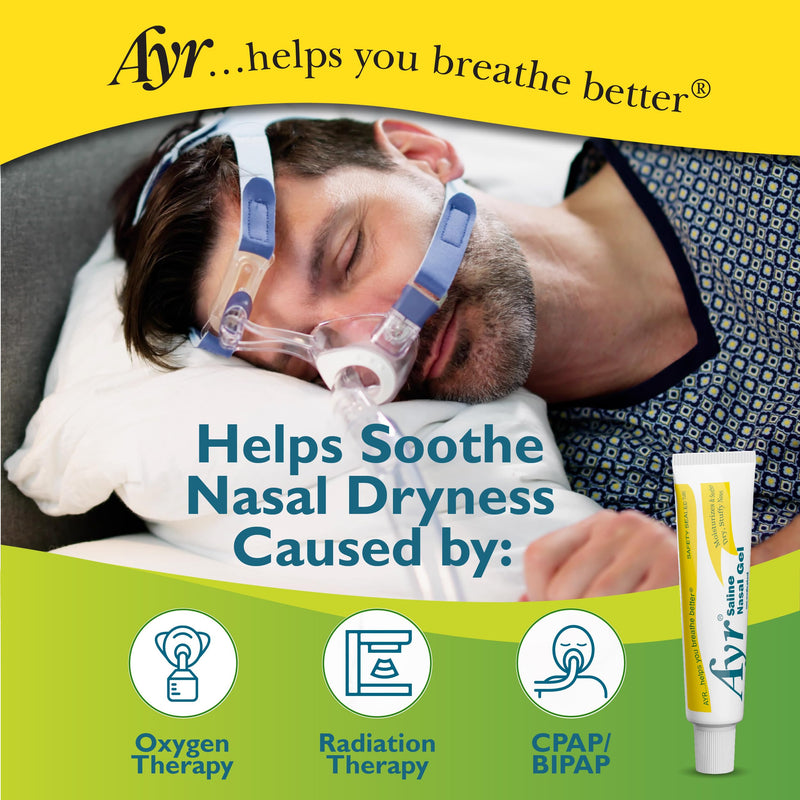 [Australia] - Ayr Saline Nasal Gel, With Soothing Aloe, 0.5 Ounce Tube (Pack of 1) 0.5 Ounce (Pack of 1) Back Tab 