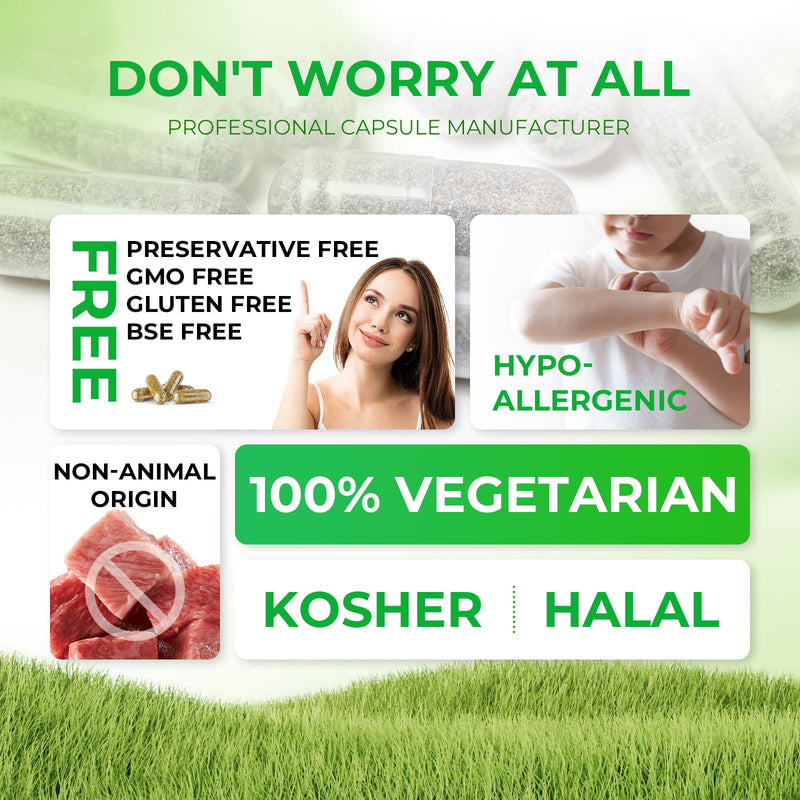 Vegan Capsules Size 00 Empty Plant Based Clear (5,000 Count) Gluten Free, Non-GMO, Halal Certified Pill Caps Filling Kit with 2 Spoons for Vegetarian DIY Your Own Supplements 5000 Count (Pack of 1)