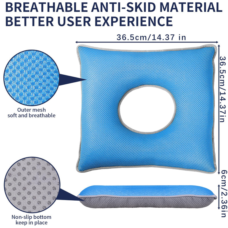 [Australia] - Tailbone Pain Relief Cushion,Donut Pillow for Anti-Bedsore,Wheelchair Seat Cushion,Comfortable Lift Pillow for Legs and Buttocks, Seat Cushions for Office Chair,Wheelchair, Car,Bed 