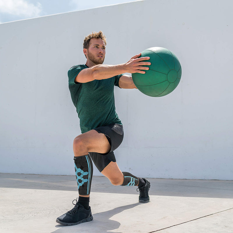 [Australia] - bonmedico calf compression for men and women, calf bandage compression for relief, calf warmer stabilization pack of 2, M M x M 