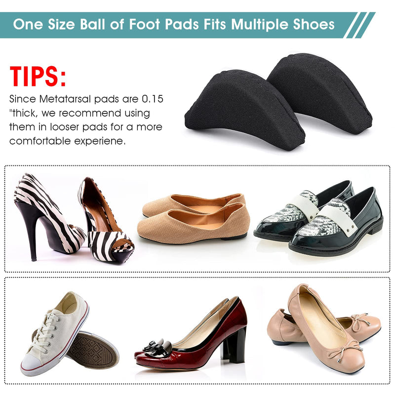 [Australia] - Sibba Toe Filler Inserts Unisex Breathable Soft Large Toe Post Forefoot Pad Shoe Filler for High Heel Foot Pain Relief for Women and Girls (Skin Color and Black) 