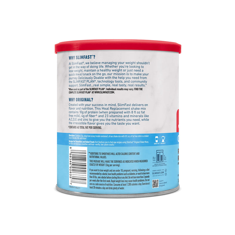 [Australia] - SlimFast Meal Replacement Powder, Original Rich Chocolate Royale, Weight Loss Shake Mix, 10g of Protein, 14 Servings (Packaging May Vary) 12.83 Ounce (Pack of 1) 