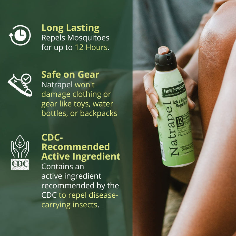 [Australia] - Natrapel Tick & Insect Repellent Eco-Spray - Bug Spray with 20% Picaridin - Family Protection Against Mosquitoes, Ticks & More - Up to 12 Hours of Protection - 6 oz (2 Pack) 6 Ounce ( Pack of 2) 