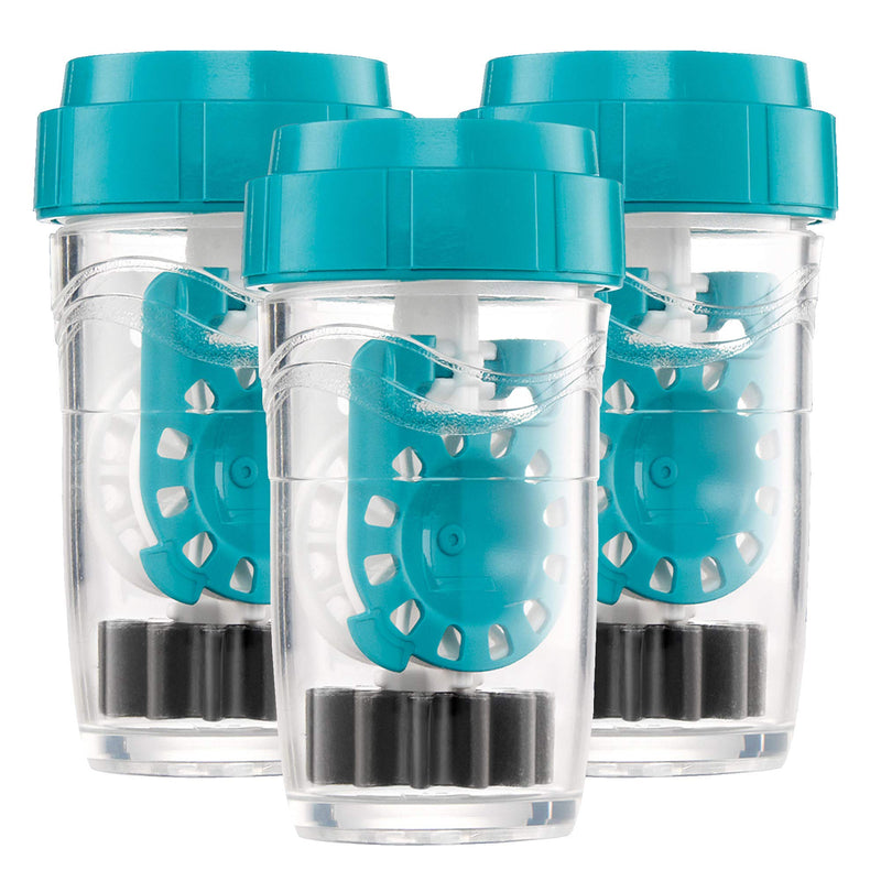 [Australia] - Bausch + Lomb EasySept peroxide solution contact lens cleaner for soft contact lenses, preservative-free, with container, 3 x 360 ml 