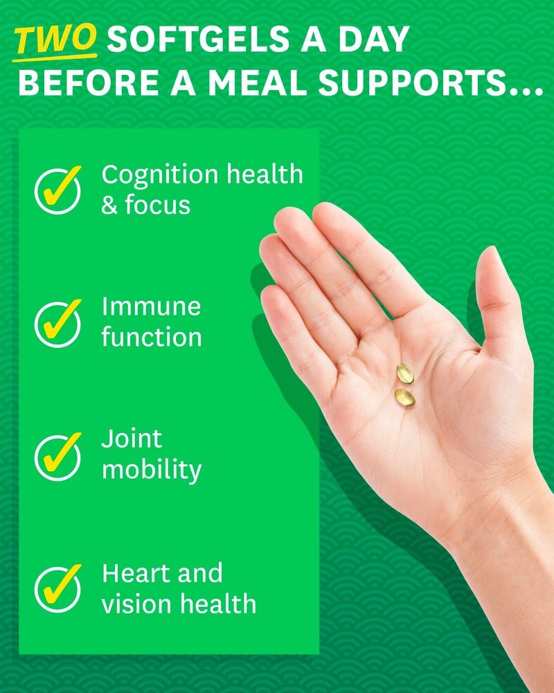 [Australia] - Zenwise Health Vegan Omega 3 - Plant Powered Omega-3 from Marine Algal Oil with EPA and DHA Fatty Acids - AVA Certified Vegan - 120 Count 120 Count (Pack of 1) 