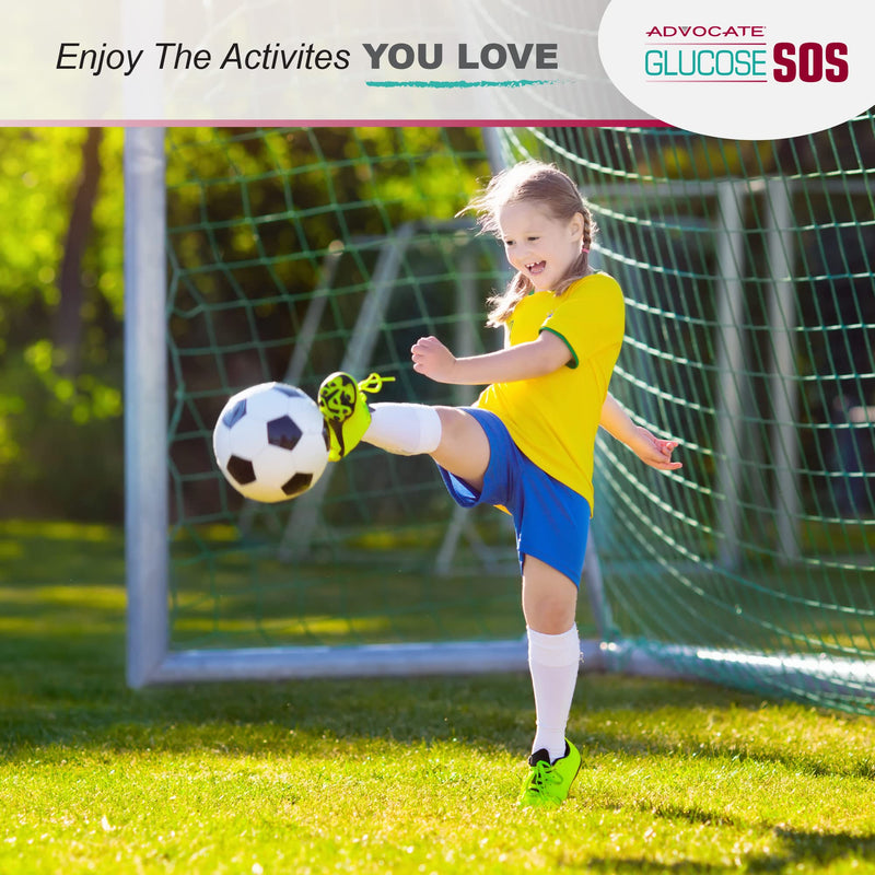 [Australia] - Glucose SOS Glucose Powder - Natural Dextrose Powder Packets - Fast-Absorption - Instantly Dissolves - No Water Needed - 4 Flavor Variety - 24 Packets 24 Servings (Pack of 24) 