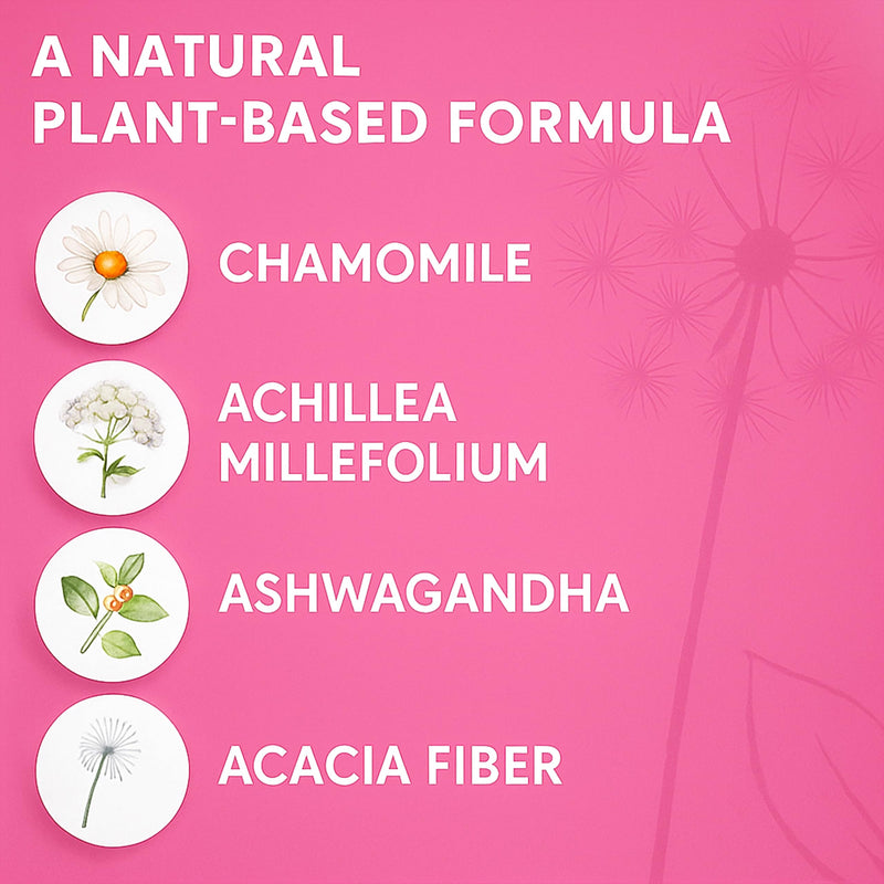 FemBalance – Female Hormonal Balance Complex – Ashwagandha 250mg & Magnesium 350mg – Daily PMS Cycle & Mood Support – Chamomile & Ginger + B6 P-5-P Zinc – 90 Vegan HPMC Capsules