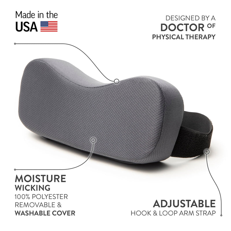 OPTP PRO Shoulder Support – Shoulder Pillow for Rotator Cuff Pain, Use During Recovery Following Surgery and Post Shoulder Sling - Post-Athletic Recovery Tool - Standard Size