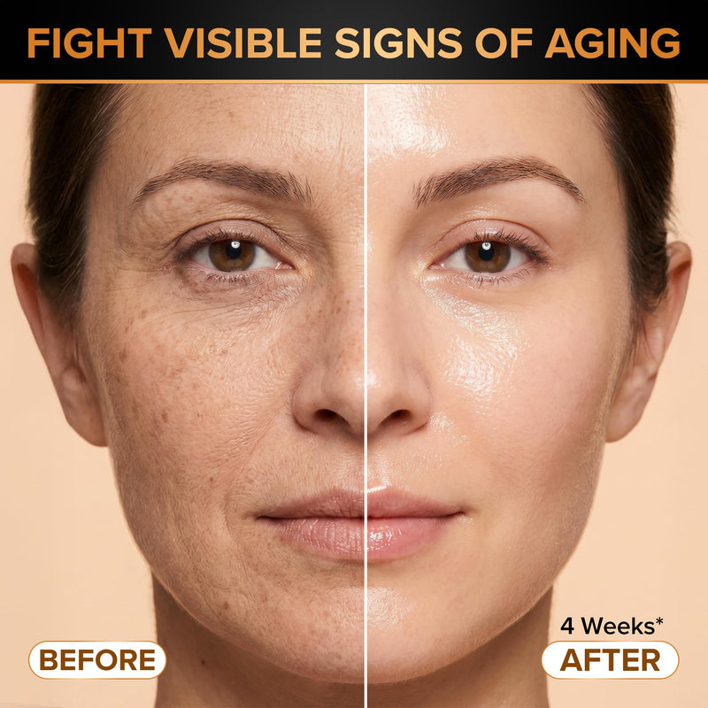 Retinol Face Cream 50ml | Anti Aging Moisturizer With Vitamin C, Hyaluronic Acid & Collagen | Reduces Wrinkles, Fine Lines & Dark Spots | Deep Hydrating & Firming Night Cream