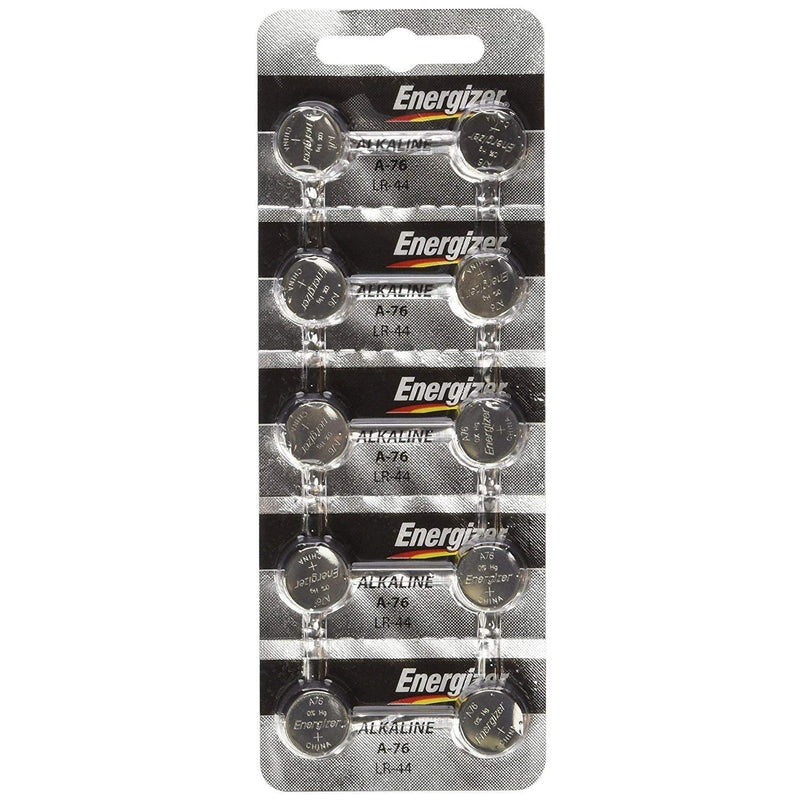 Energizer LR44 1.5V Button Cell Battery 10 pack (Packaging may vary)