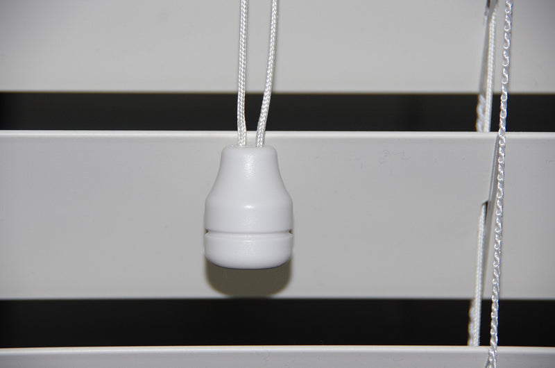 [Australia] - 8 Pack Safety White Blind Knobs. This Tassel Separates The Pull Cords When Excessive Pressure is Detected to Avoid Potential Child Or Pet Strangulation. A Smart Choice for Parents. 8 Bell Shape, White 