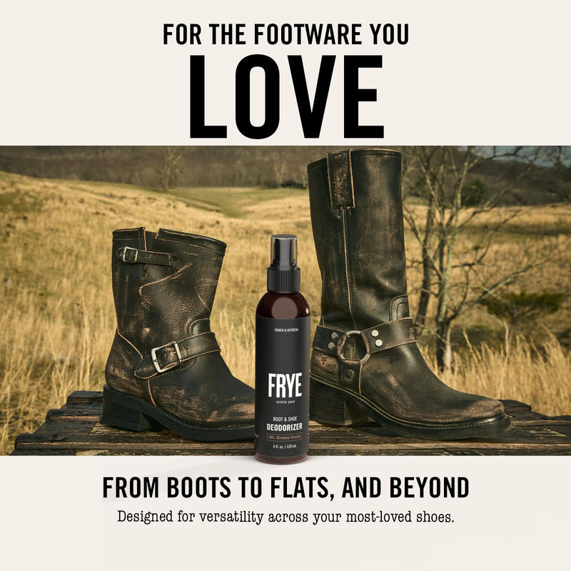 [Australia] - FRYE Boot & Shoe Deodorizer Spray - Powerful Enzyme Formula Spray for Shoe Odor Elimination in All Footwear (Mt. Breeze) 
