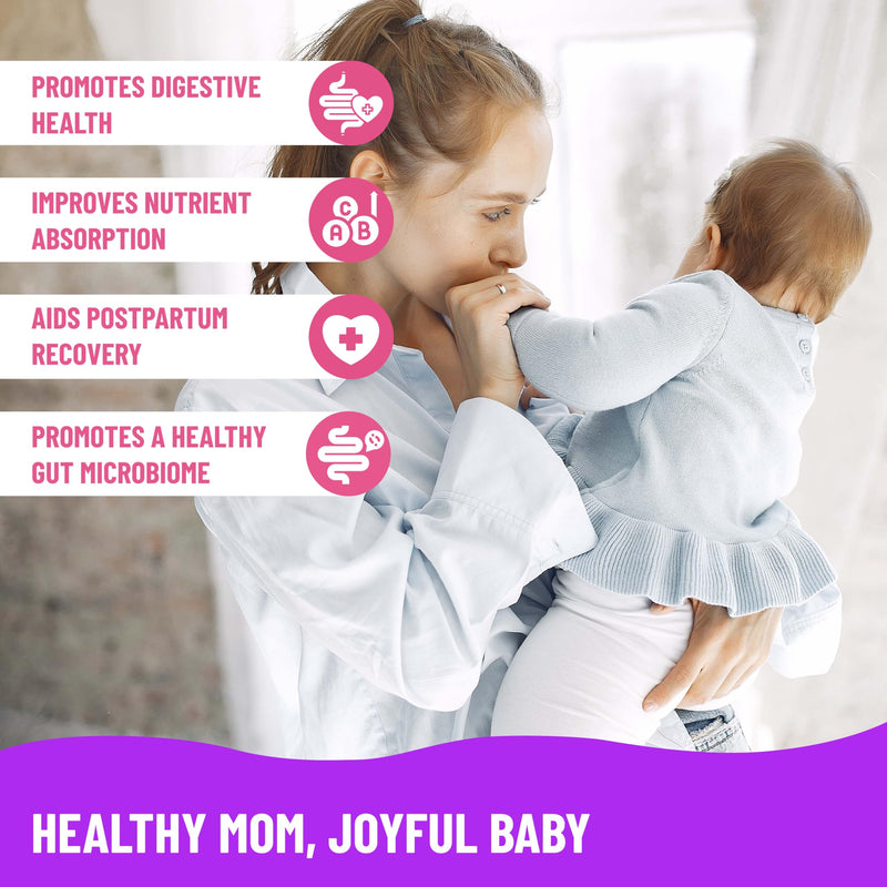 Prenatal Probiotics for Women – Pregnancy, Postpartum & Breastfeeding 30 Count (Pack of 1)