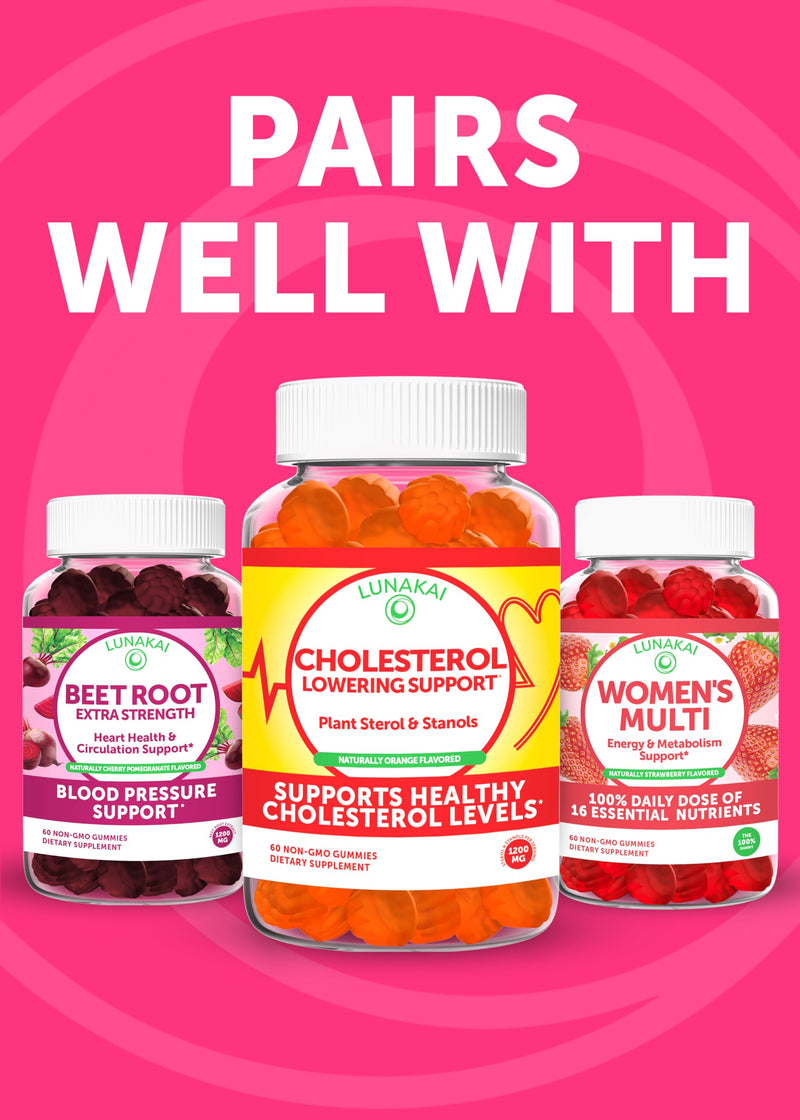 [Australia] - Lunakai Delicious US Made Collagen Gummies - 200mg Non-GMO Anti-Aging Formula with Biotin, Zinc, Vitamins C & E for Glowing Hair, Skin & Nails, 60ct 30 Day Supply 