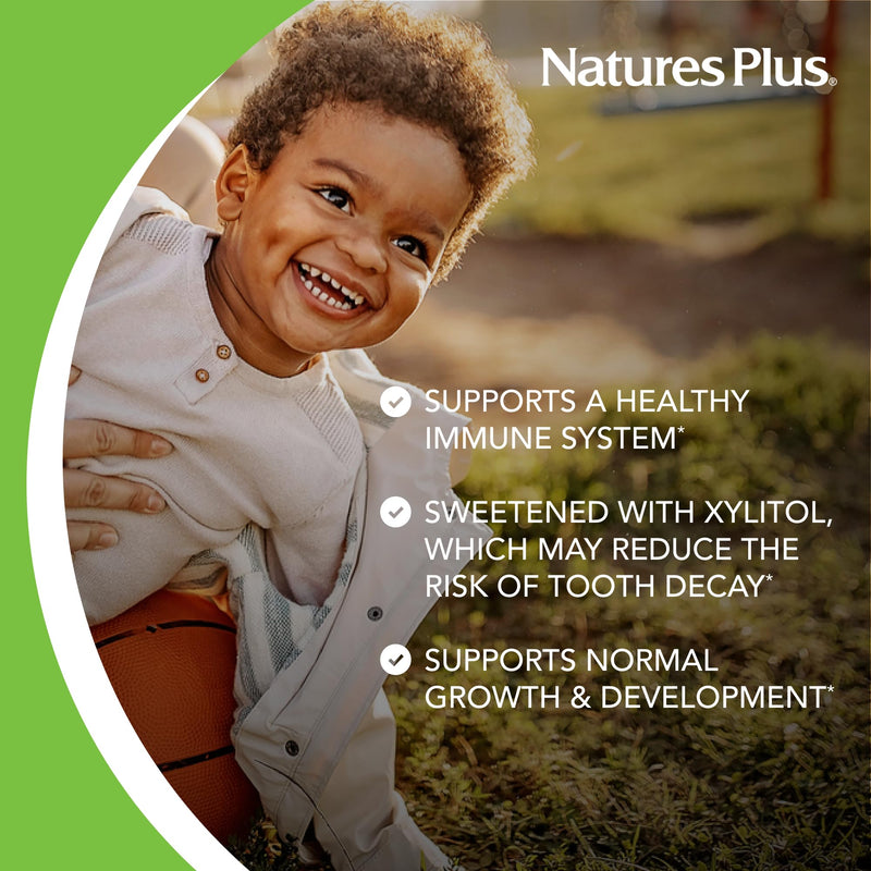 [Australia] - Natures Plus Animal Parade Gold Multivitamin Children’s Chewables - Watermelon Flavor - 120 Animal-Shaped Tablets - Vitamin D3, K2 & Probiotics - Vegan, Gluten Free - 60 Total Servings 1 