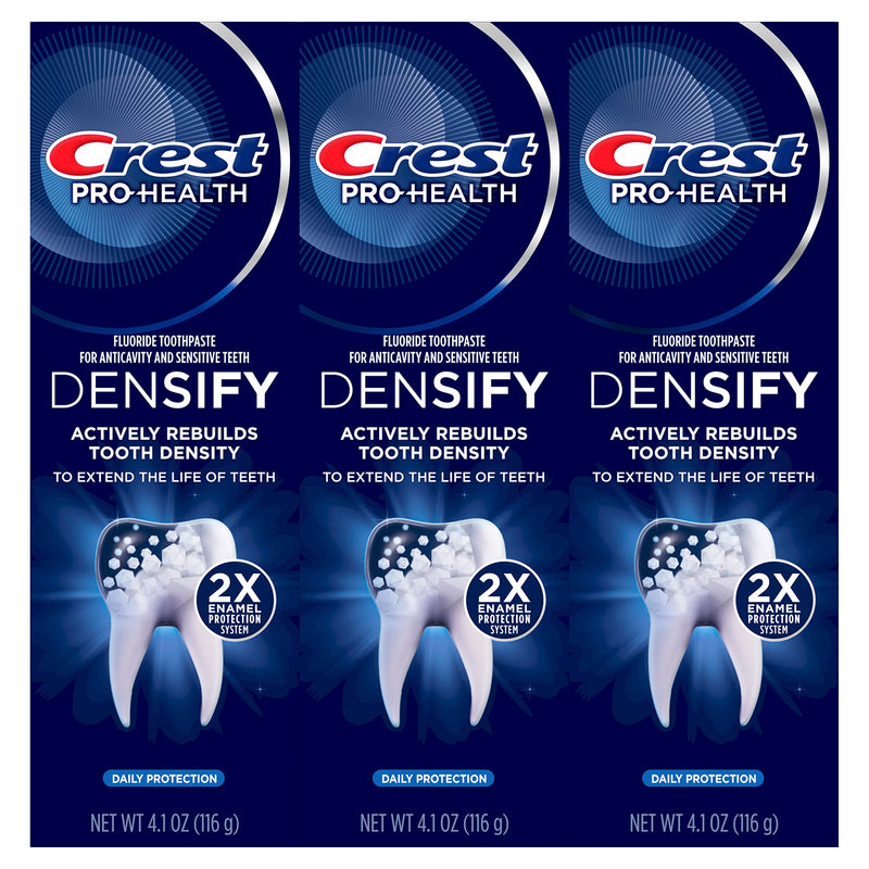 [Australia] - Crest Pro-Health Densify Toothpaste Daily Protection with Fluoride for Anticavity and Sensitive Teeth, 4.1oz (Pack of 3) 
