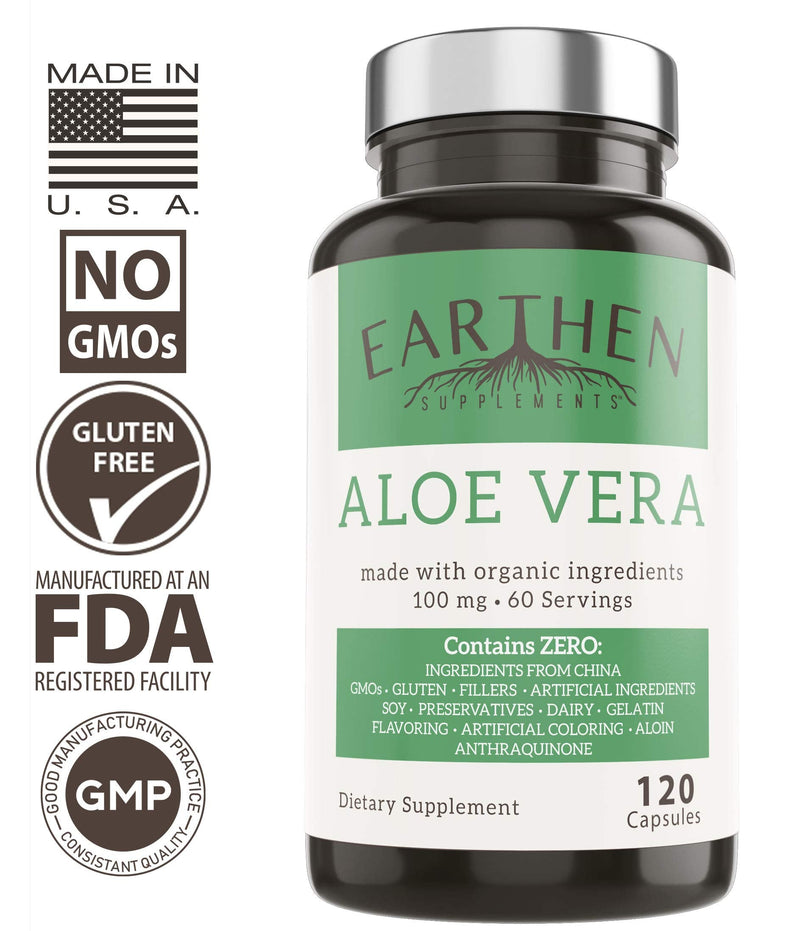 [Australia] - Aloe Vera Supplement | Equivalent to 20,000mg | Made with Organic Ingredients | RAW All Natural | Non-GMO 