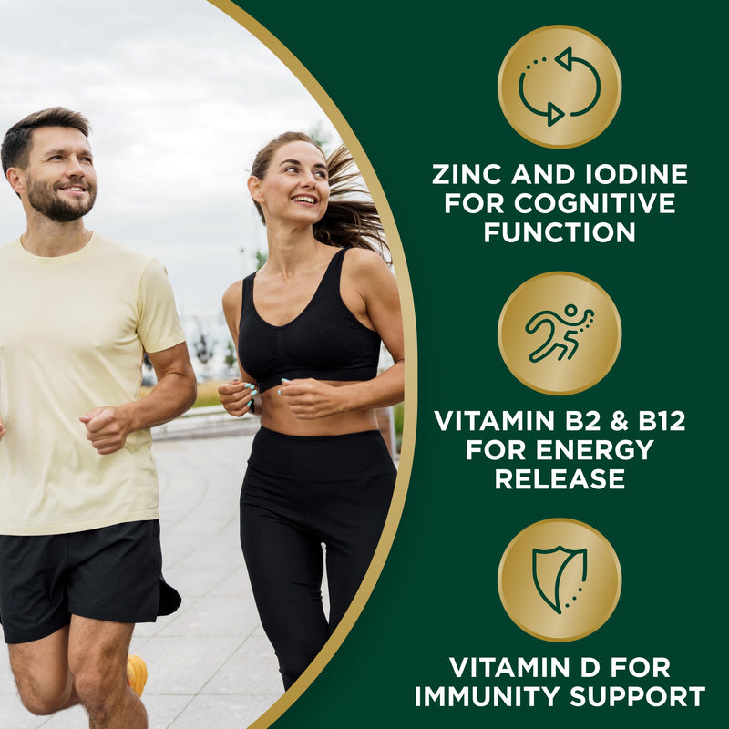 Centrum Multibiotics Complete Capsules, probiotic 18 Live Culture strains with multivitamin, 18 Essential Vitamins and Minerals Including Vitamin D, B12, Zinc and Iodine, 30 Capsules