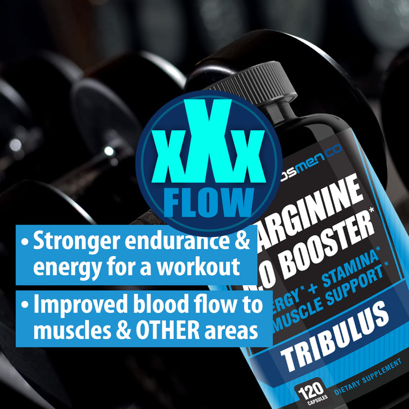 [Australia] - L Arginine Nitric Oxide Supplements for Men - Happy Wife, Happy Nights Help Increase Blood Flow Circulation, Muscle Pump Pre Workout, Male Endurance w/Tribulus - 2 Mons 