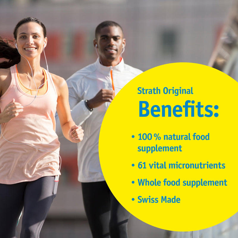 Strath Original Liquid Herbal Health Tonic - 61 Vital Nutrients, Vitamins, Minerals & Amino Acids, Swiss Made Natural Supplement Yeast, Daily Nutritional & Digestion Support Multivitamins for Adults 250 ml (Pack of 1)
