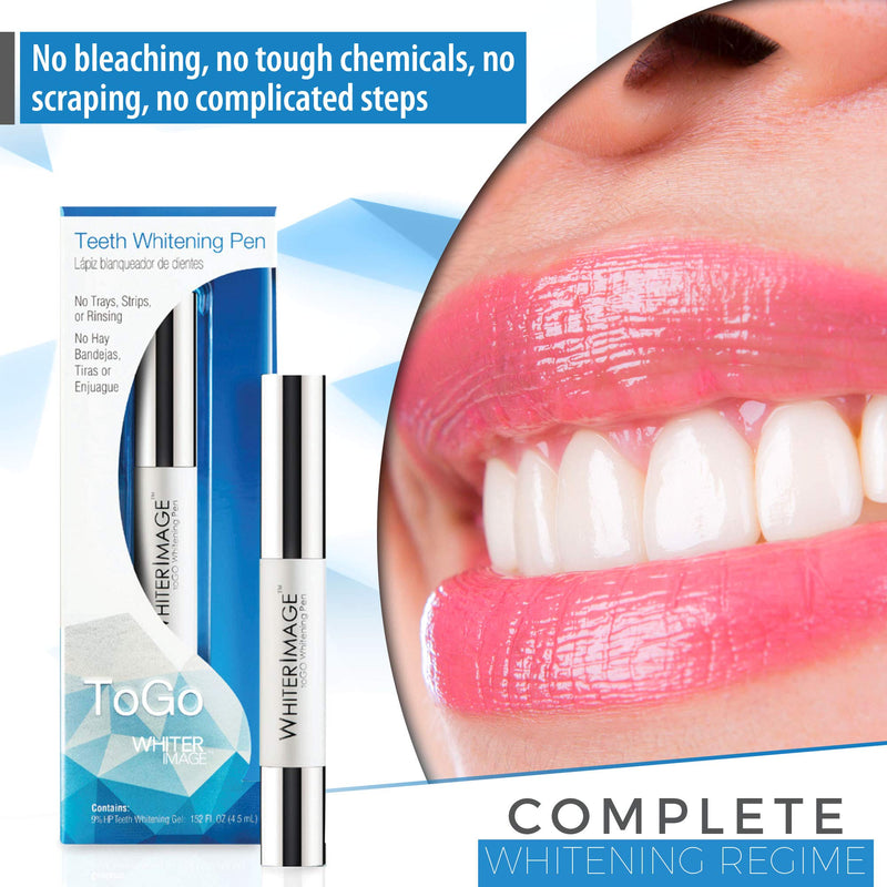 [Australia] - Togo Teeth Whitening Pen, Erases Stubborn Teeth Stains While Strengthening Enamel, Restorative Serum Gel That Reverses Enamel Damage from Bleaching 