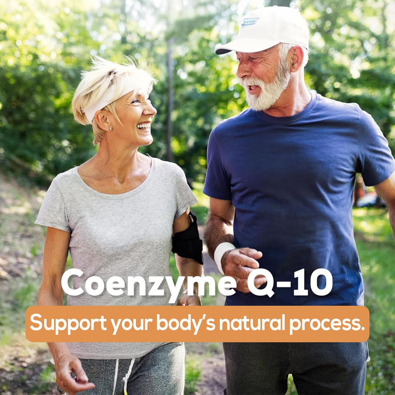 CoQ10 Capsules 120mg High Absorption Coenzyme Q10 - Heart & Energy Support 120 Capsules for 120 Day Supply - Made in USA, Lab Tested, Gluten Free