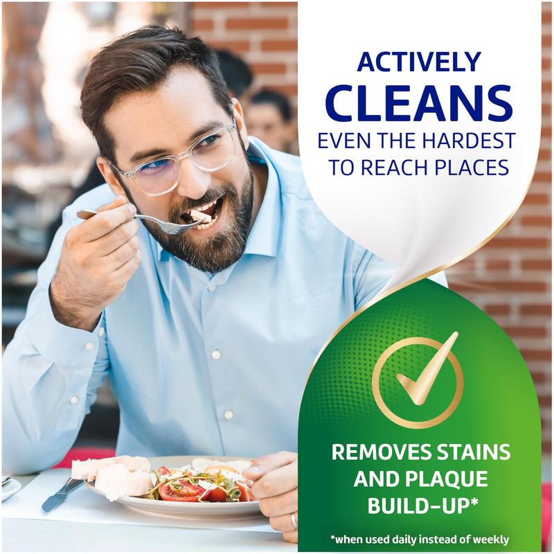 [Australia] - Polident 3 Minute Denture Cleanser Tablets - 90 count (Pack of 2) Pack of 2 