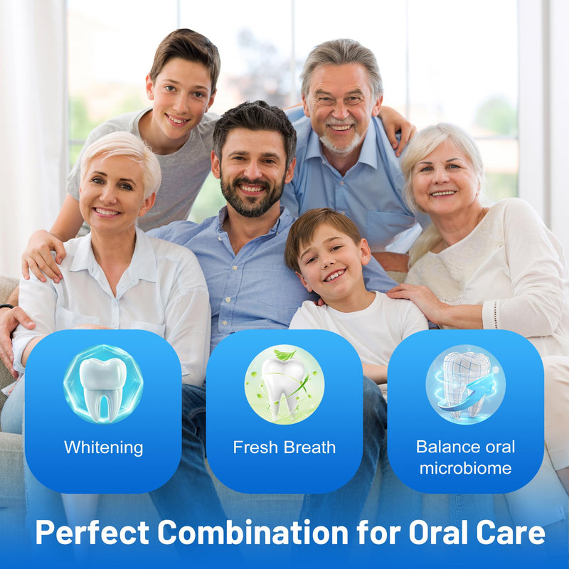 [Australia] - SP-6 Toothpaste Set, 6 Probiotics for Whitening & Cooling Fresh Breath, and 7- Pro Intense Whitening, Fluoride-Free, Safe for Enamel, Deep Brigthtening & Freshness 3 in1 Set SP-6+7Pro ToothPaste Set 1 Ounce (Pack of 3) 