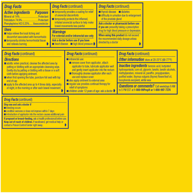 [Australia] - Preparation H Hemorrhoid Ointment, Itching, Burning and Discomfort Relief - 1 Oz Tube 1 Ounce (Pack of 1) 