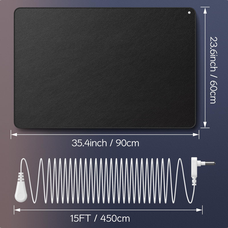 [Australia] - Yoga Grounding Mat, Foot Therapy,Twin/Full Bed-end Foot Mat, 35.4x23.6 inches Grounding Pad for Bed, Boost Energy, Improve Sleep, Reduce Anxiety 35.4"x23.6" 