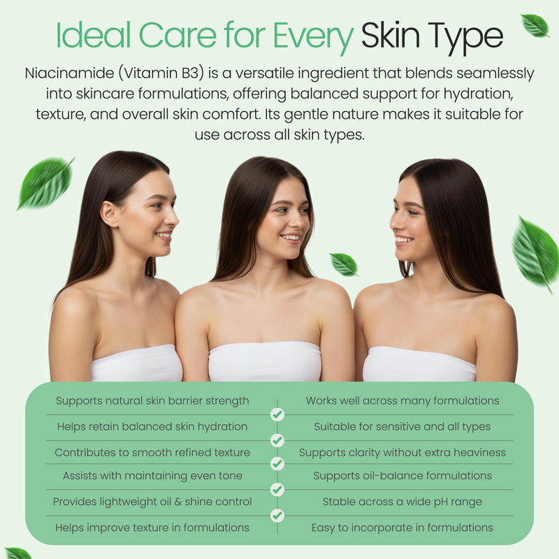 Pure Niacinamide Powder for Skin Care (Vitamin B3) DIY Niacinamide Serum, Niacin Powder (4 Ounce / 113 Gram) Cosmetic Grade 4 Ounce (Pack of 1)