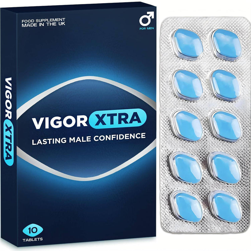 VIGORXTRA Fast-Acting Tablets for Men – Extra Strong Male Supplement – Discreet, When-Needed Tablets, Manufactured in the UK