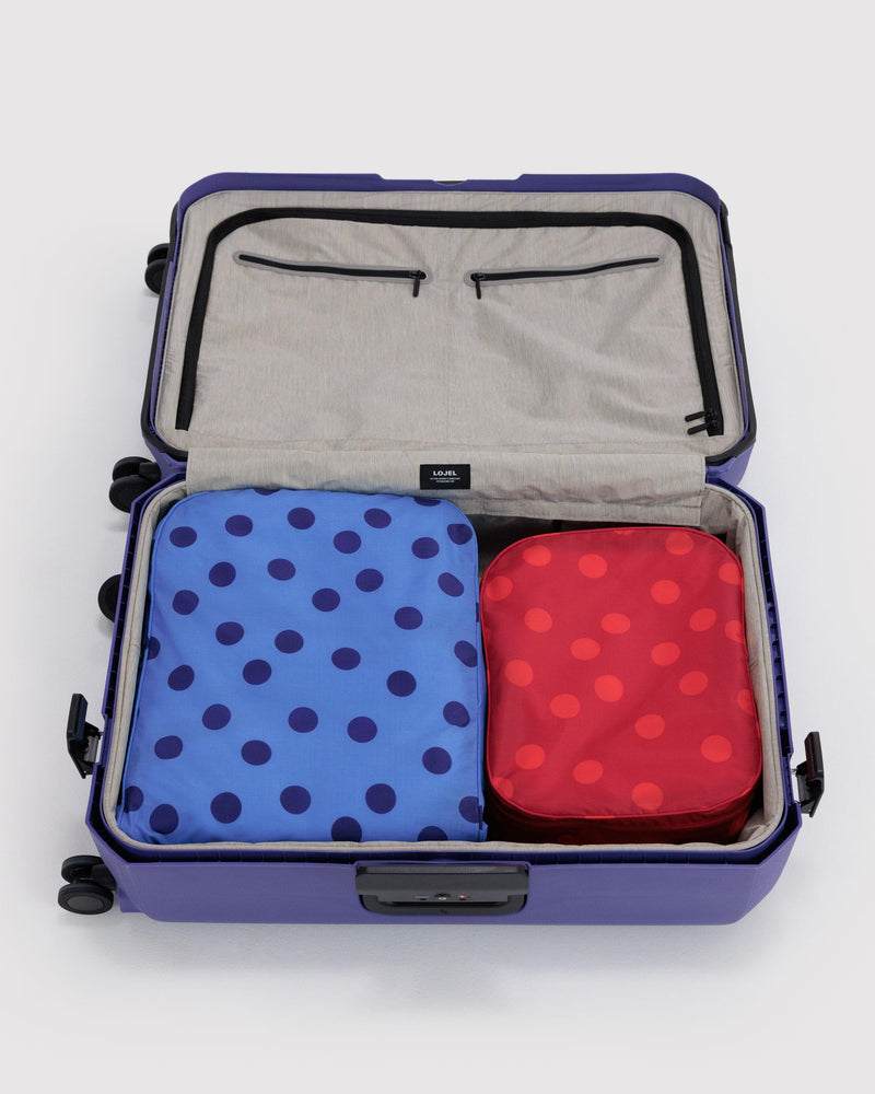 BAGGU Large Packing Cube Set - Polka Dot Mix