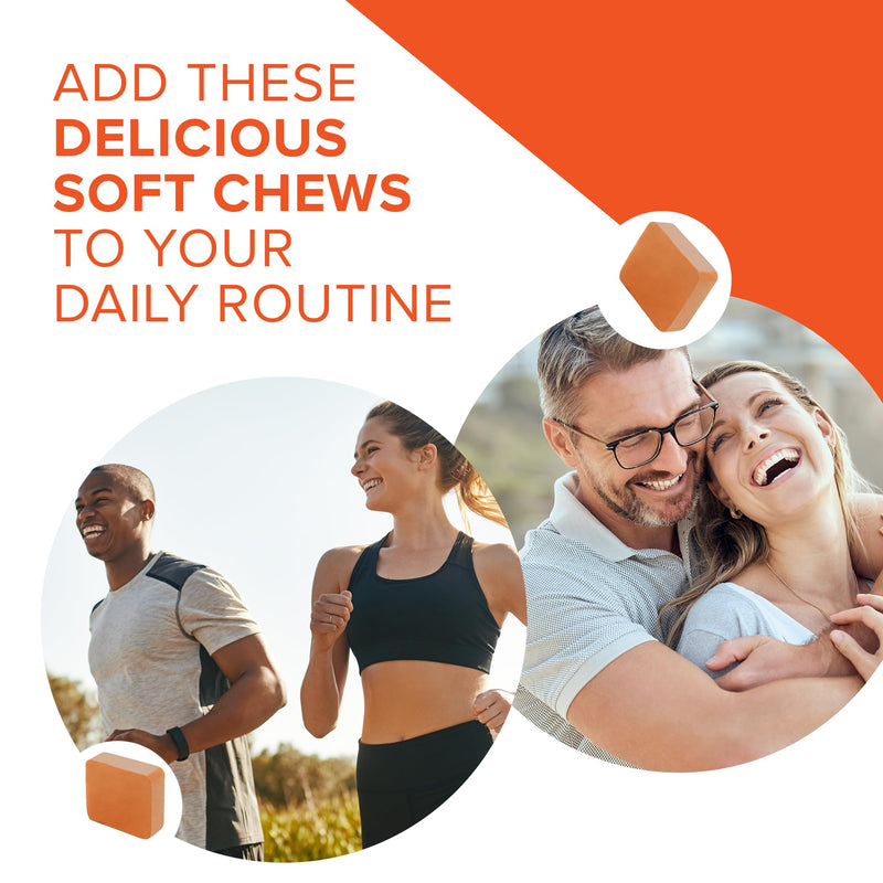 [Australia] - Qunol Turmeric and Ginger Soft Chews, 750mg Turmeric Supplement, Ultra High Absorption to Support Joint Health, 90 Count 90 Count (Pack of 1) 