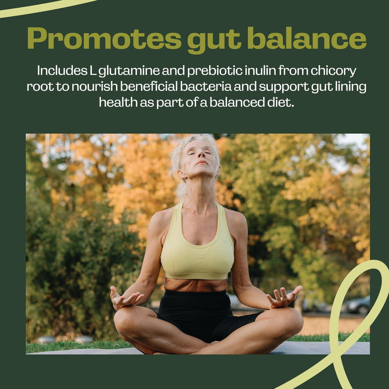 Fit Lab - Daily Biome, Gut Health Support, 30 Capsules - Botanical-Enhanced Gut Support with Live Cultures, Prebiotic Fibre, L Glutamine & Traditional Botanicals - Complete 5-in-1 30 count (Pack of 1)