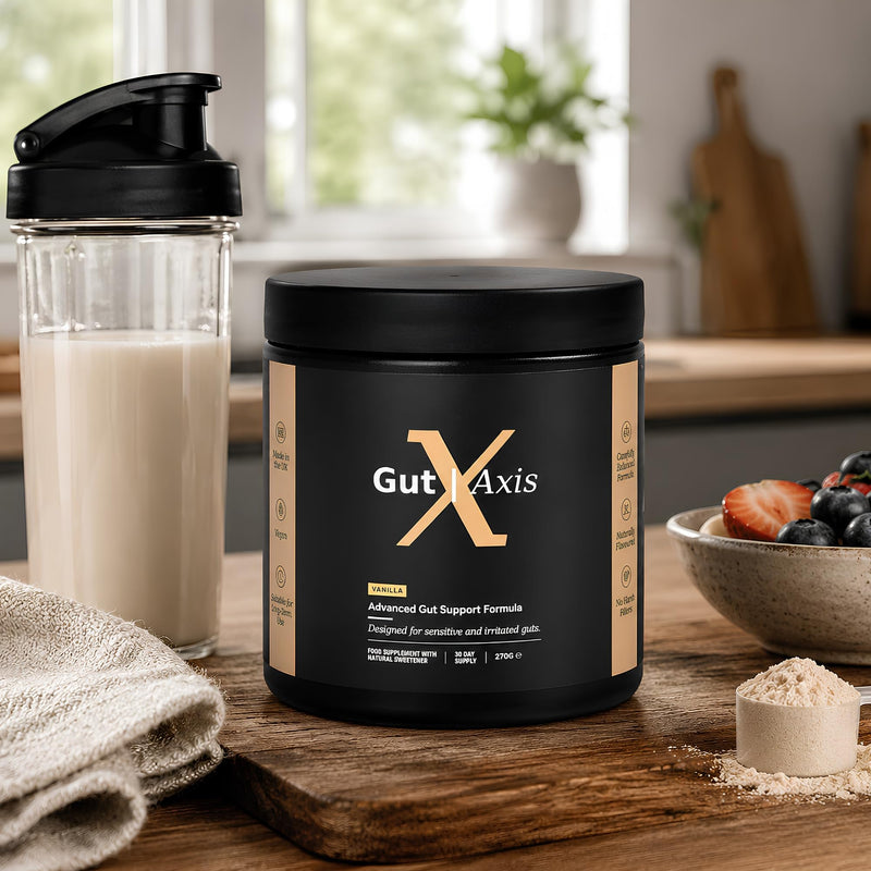 Advanced Gut Repair Formula 270g Vanilla | 5g L-Glutamine, Marshmallow Root, DGL, Aloe Vera & Zinc | Advanced Gut Support with 4 Billion CFU Probiotic | Vegan & Halal