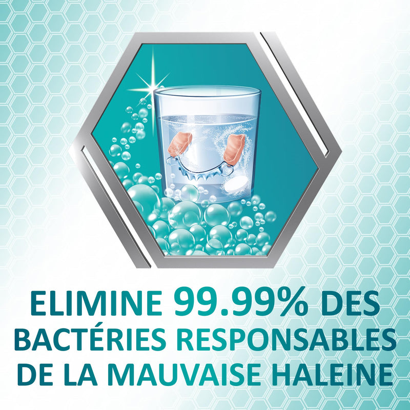 [Australia] - Polident Antibacterial cleaner for partial or complete dentures 96 comprimés 