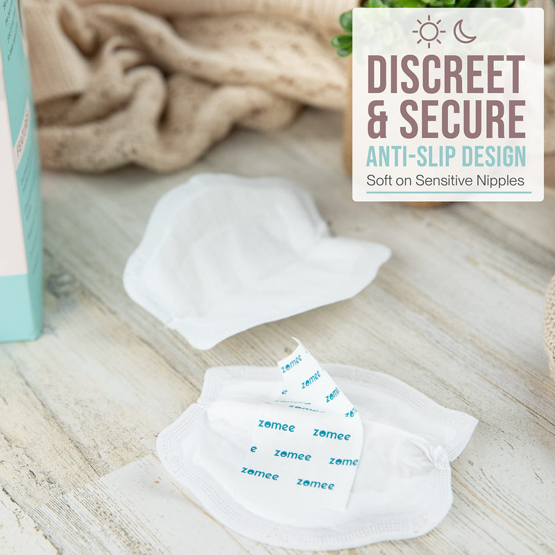 [Australia] - Zomee Disposable Breast Pads for Breastfeeding – Ultra-Absorbent/Leak-Proof/Discreet/Secure – Highly Portable: Individually Wrapped – Soft & BPA-Free (Pack of 200) Pack Of 200 