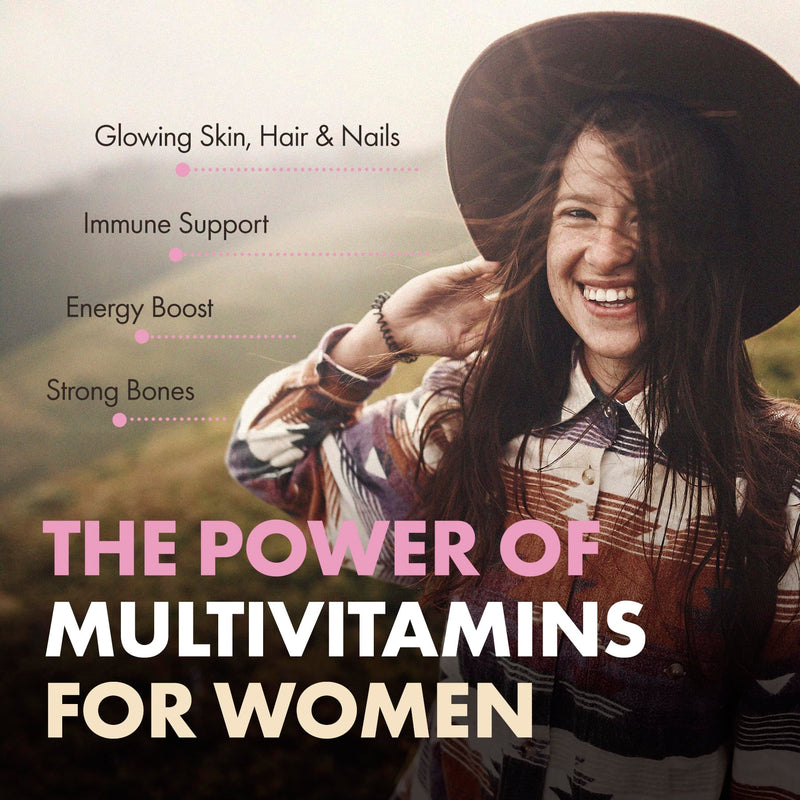 Incite Nutrition Women’s Multivitamins. 60 Capsules. Daily Formula with 22 Essential Vitamins & Minerals + CoenzymeQ10. Immune Support, Energy, Bone Health, Hormone Harmony. Suitable for Vegetarians 60 count (Pack of 1)