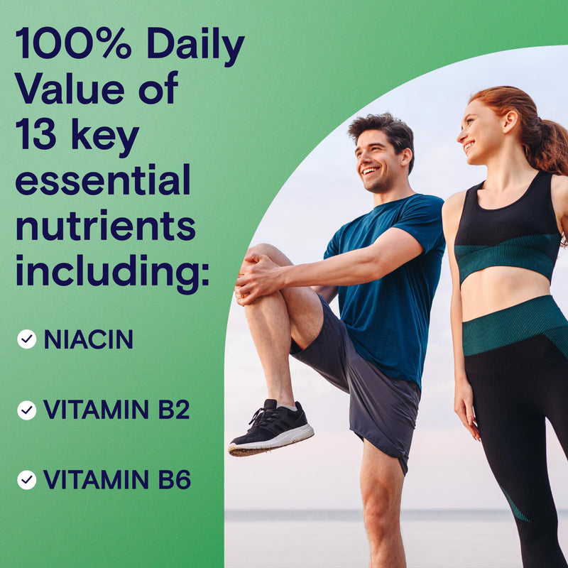 One A Day Energy Daily Essentials Multivitamin, Energy Supplement to Support Mental Alertness and Immune Health with Vitamins A C, D, E, Zinc and Caffeine, 120 Count 120 Count (Pack of 1)