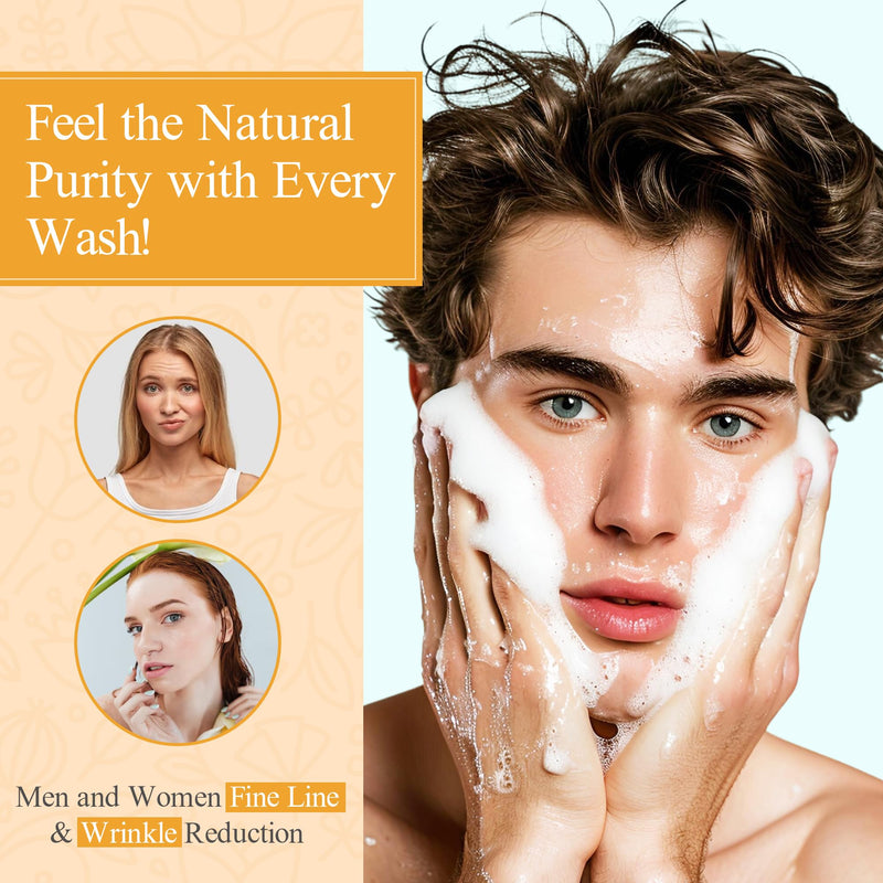 At Last Naturals MSM Soap Bar Body Soap for Men and Women Fine Line Wrinkle Reduction Herbal Moisturizer with Aloe Vera Vitamin E Essential Oils Deep Cleansing for Sensitive Skin 3 Ounce (Pack of 1) 3 Ounce (Pack of 1)
