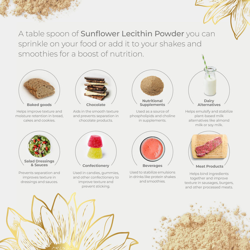[Australia] - Pure Sunflower Lecithin Powder 