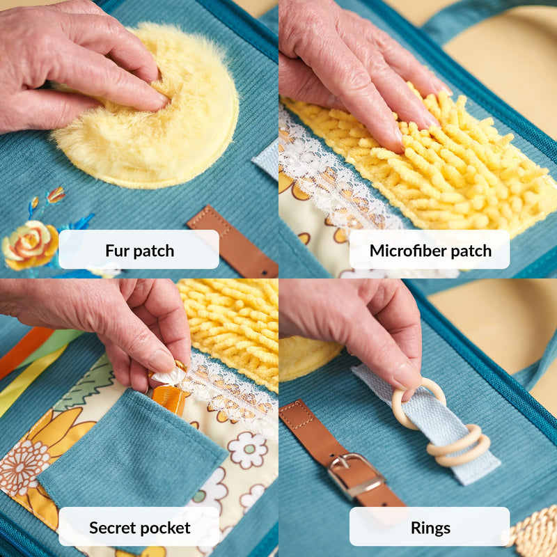 [Australia] - ODOXIA nest pillow for dementia sufferers | Dementia employment hands | Dementia toys for adults with Alzheimer's | Dementia nesting blanket, employment for seniors, dementia muff games for seniors (Pages) 