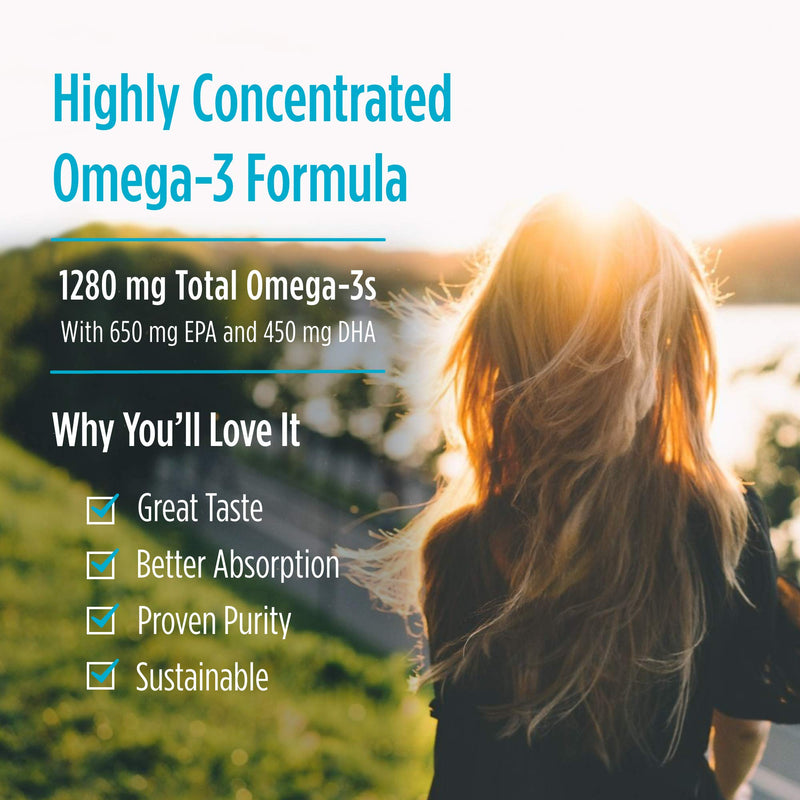 [Australia] - Nordic Naturals ProOmega, Lemon Flavor - 180 Soft Gels - 1280 mg Omega-3 - High-Potency Fish Oil with EPA & DHA - Promotes Brain, Eye, Heart, & Immune Health - Non-GMO - 90 Servings 180 Count (Pack of 1) 