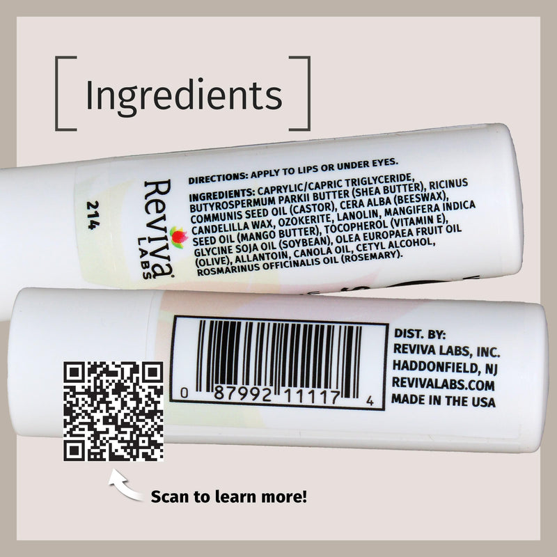 Reviva Labs Vitamin E Stick, 1/8 oz
